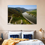 Mosel Valley at Bremm, Germany Wall Art