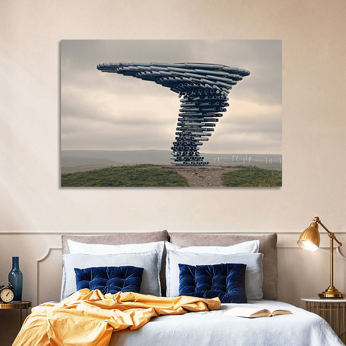 Singing Ringing Tree on Grassy Hill Wall Art