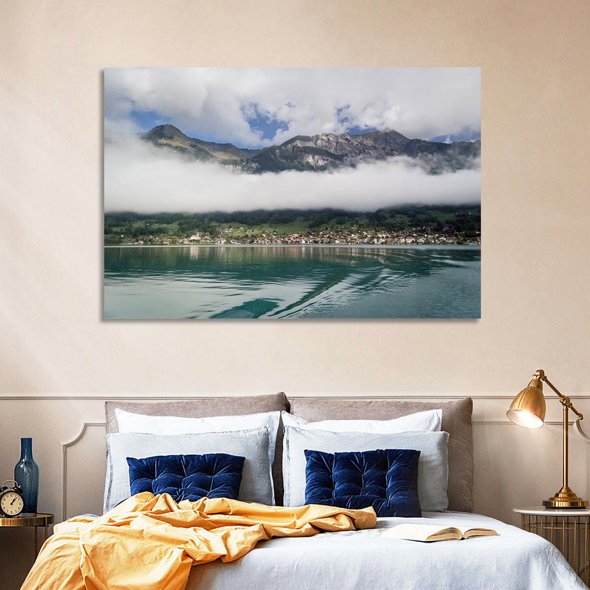 Lake Brienz Reflection Wall Art