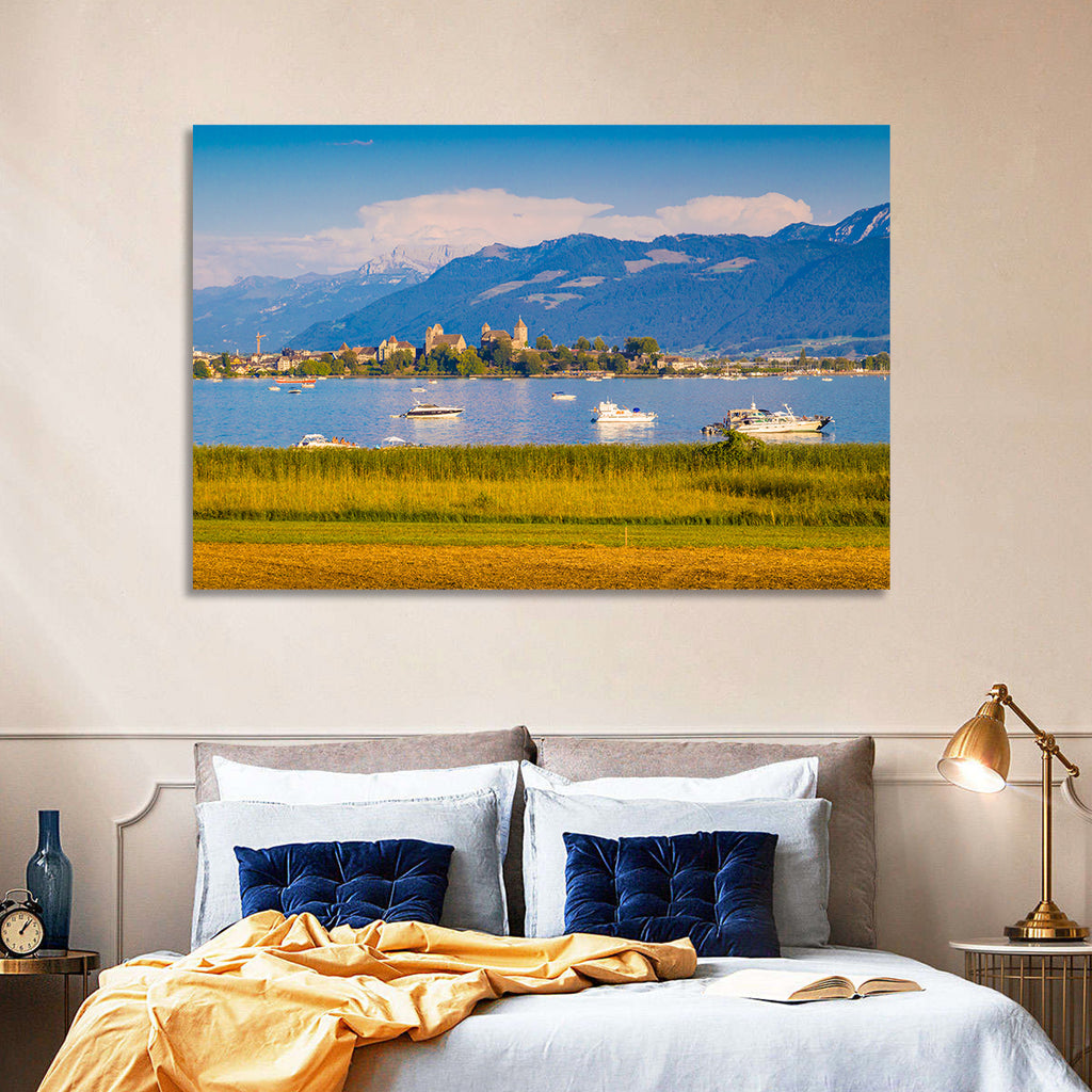 Rapperswil Castle Over Lake Zurich Wall Art