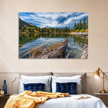 Autumn Lake Colorado Wall Art