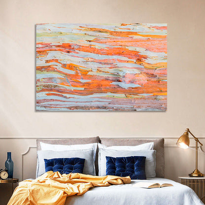 Abstract Eucalyptus Bark Layers Wall Art