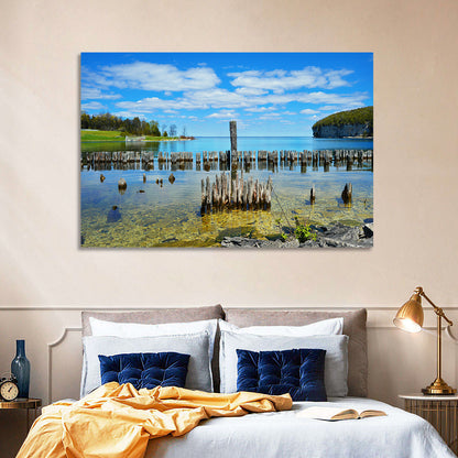 Big Bay De Noc Garden View Wall Art