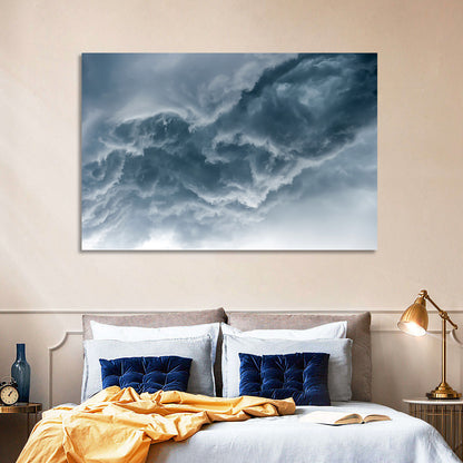 Turbulent Storm Cloud Abstract Wall Art