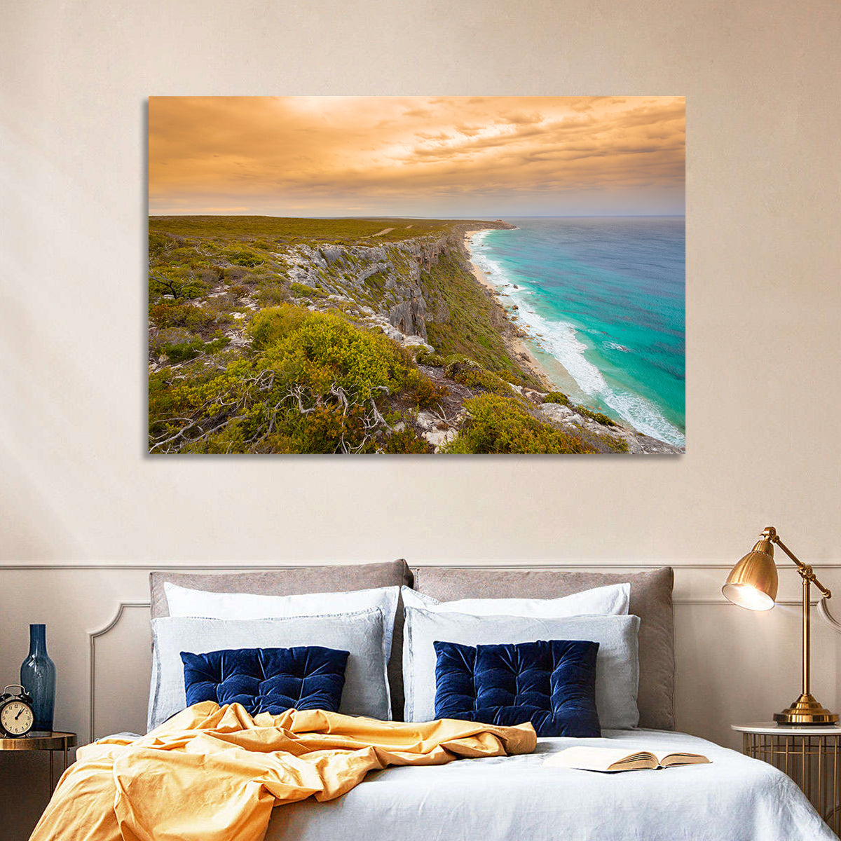 Kangaroo Island Turquoise Cliff Coast Wall Art