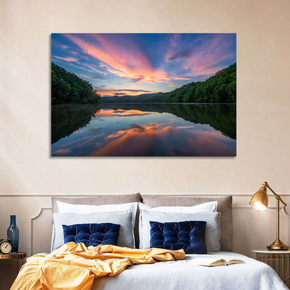 Appalachian Lake Sunset Wall Art