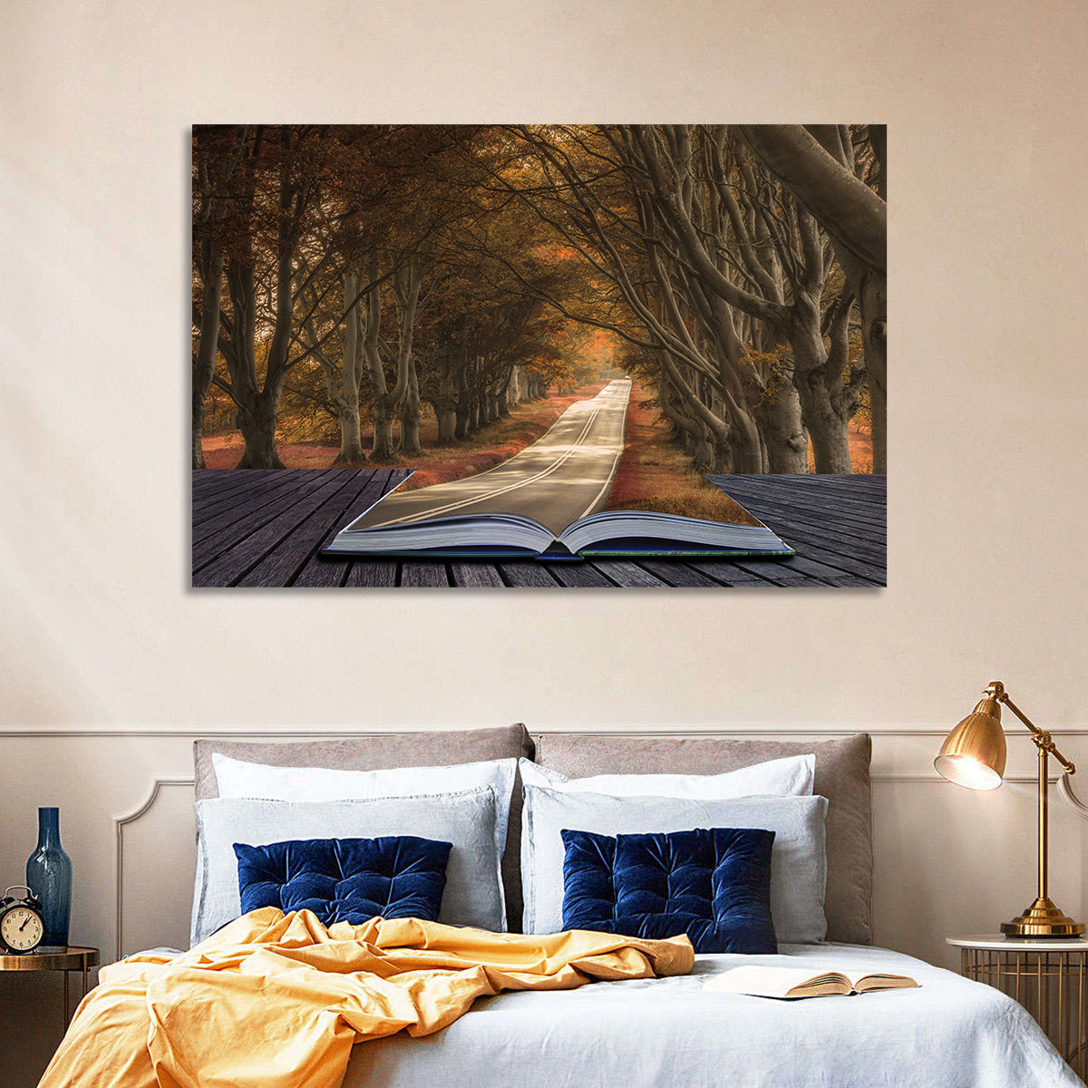 Surreal Book Pathway Wall Art