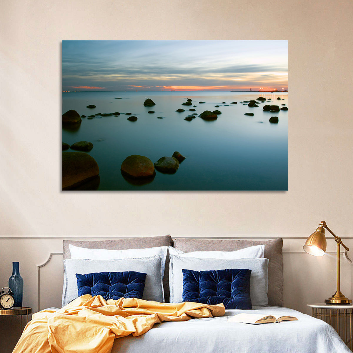 Baltic Sea at Twilight Wall Art