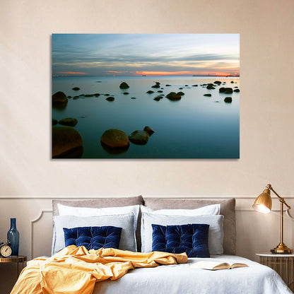 Baltic Sea at Twilight Wall Art