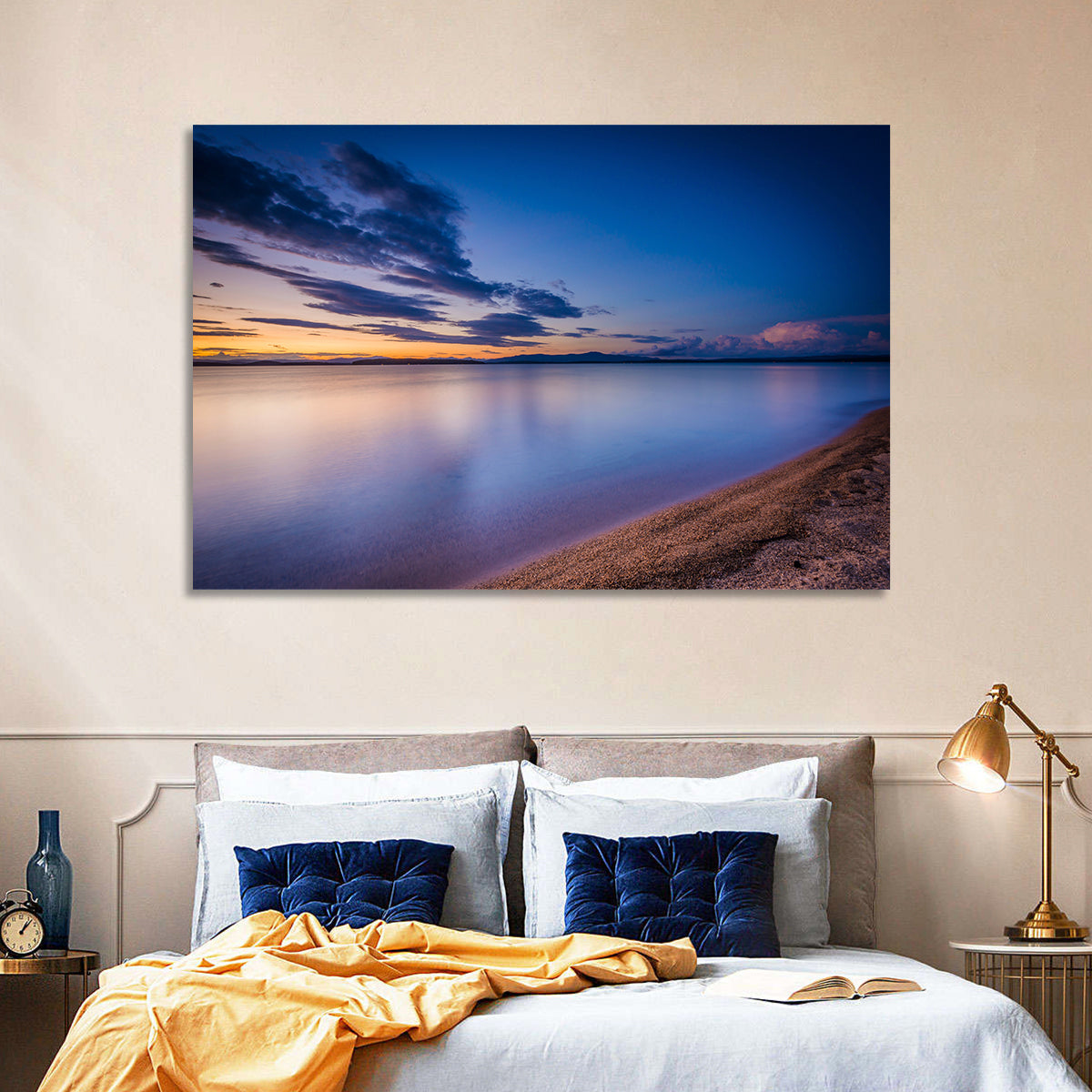 Lake Winnipesaukee Shoreline Sunset Wall Art