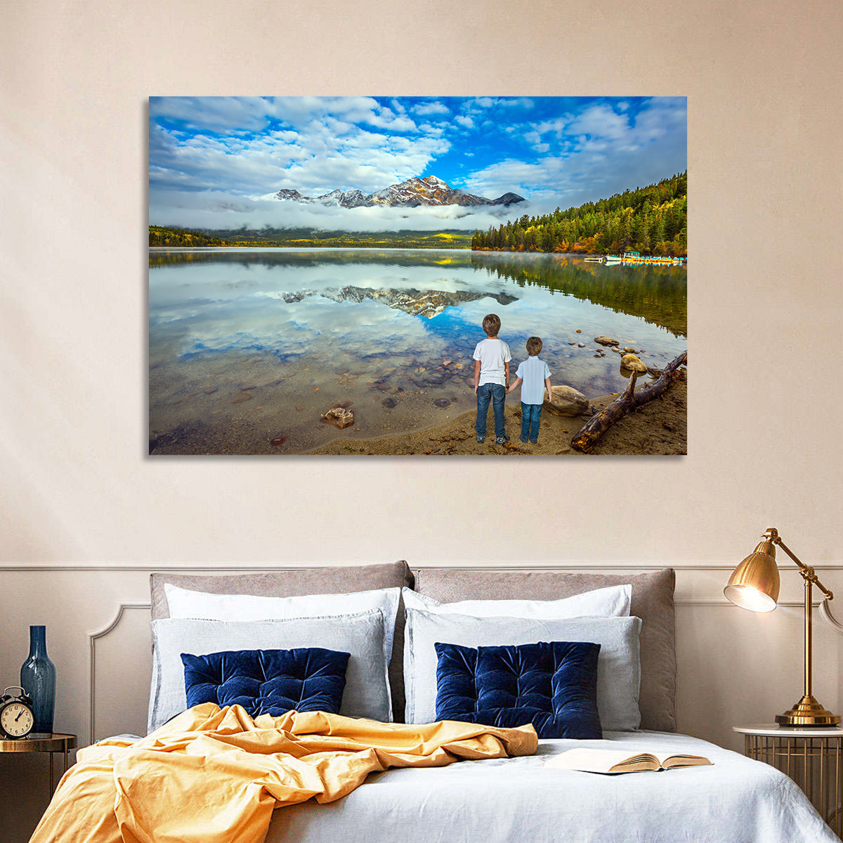 Pyramid Lake Reflection Wall Art