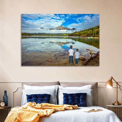 Pyramid Lake Reflection Wall Art
