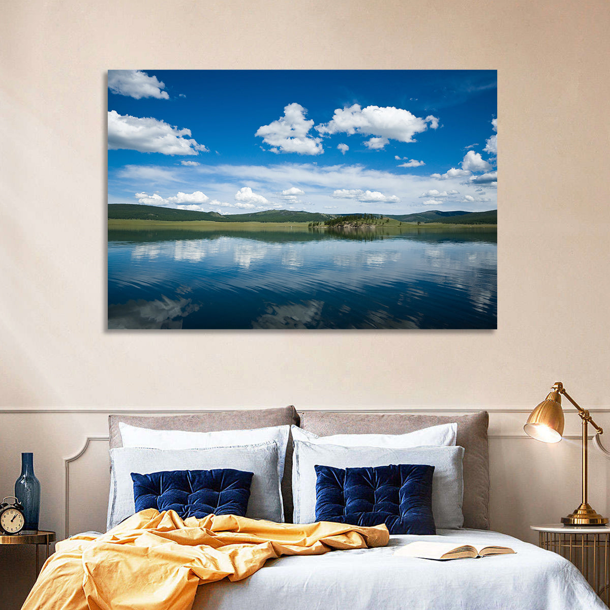 Lake Khovsgol Reflection Wall Art