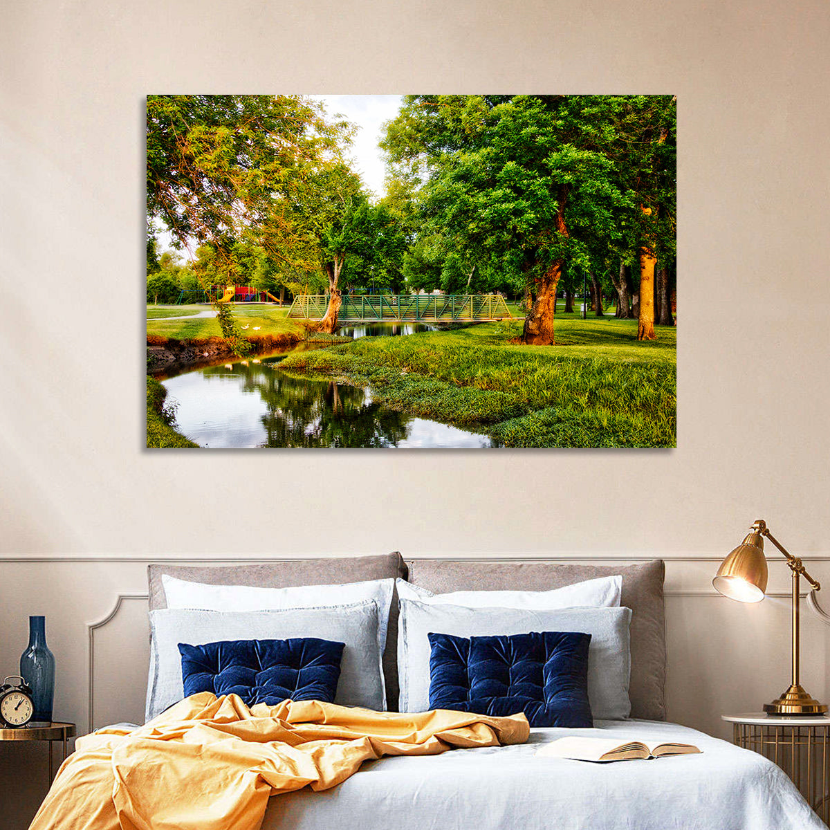 Centennial Park Owasso Wall Art in a room, landscape