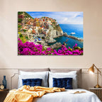 Manarola Cliffside Village Wall Art