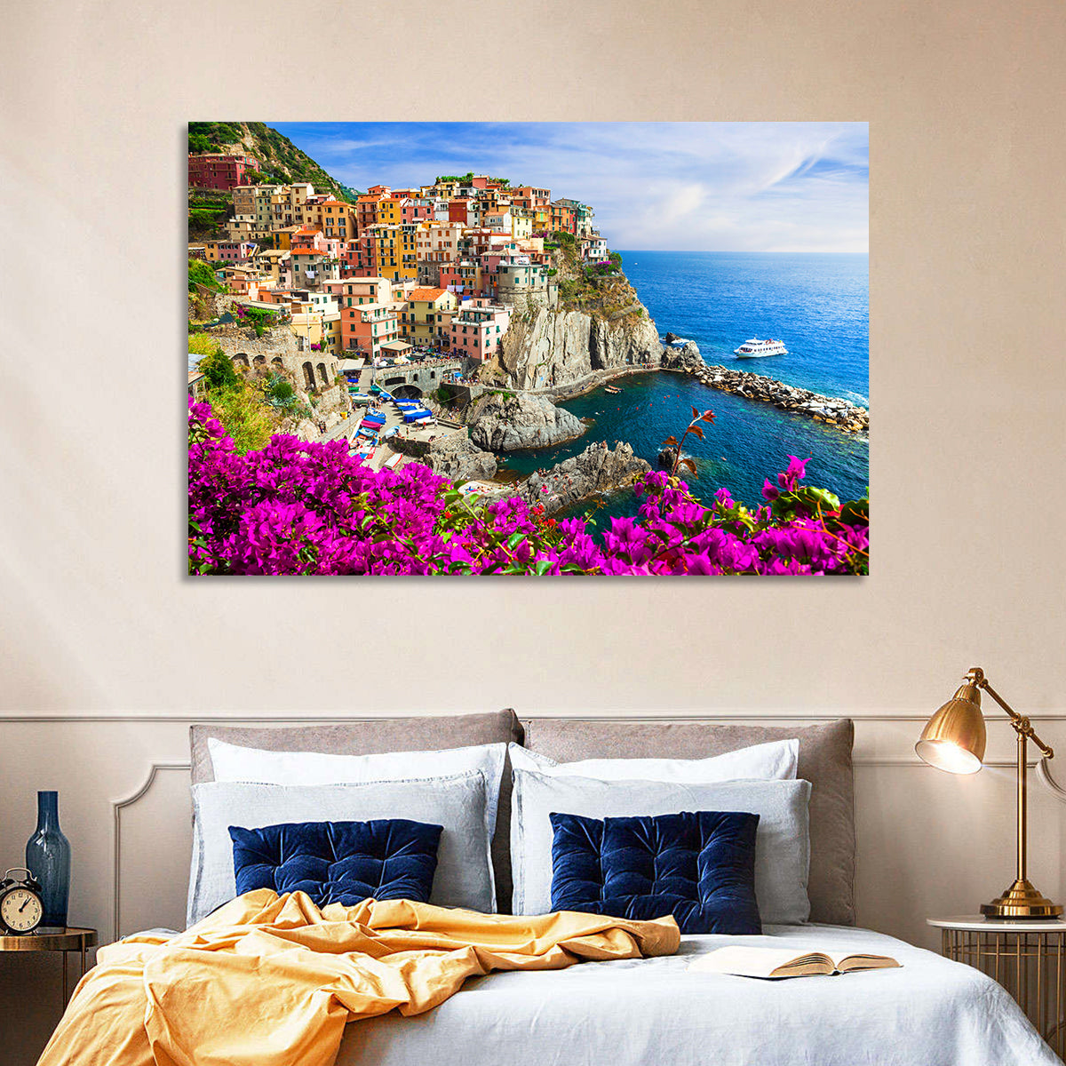 Manarola Cliffside Village Wall Art