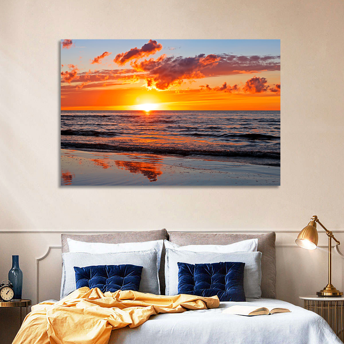 Sunset Over the Baltic Wall Art
