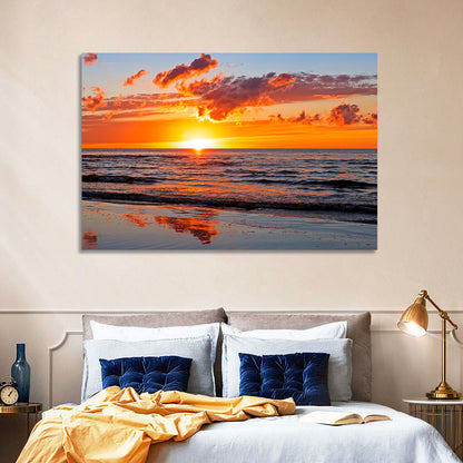 Sunset Over the Baltic Wall Art