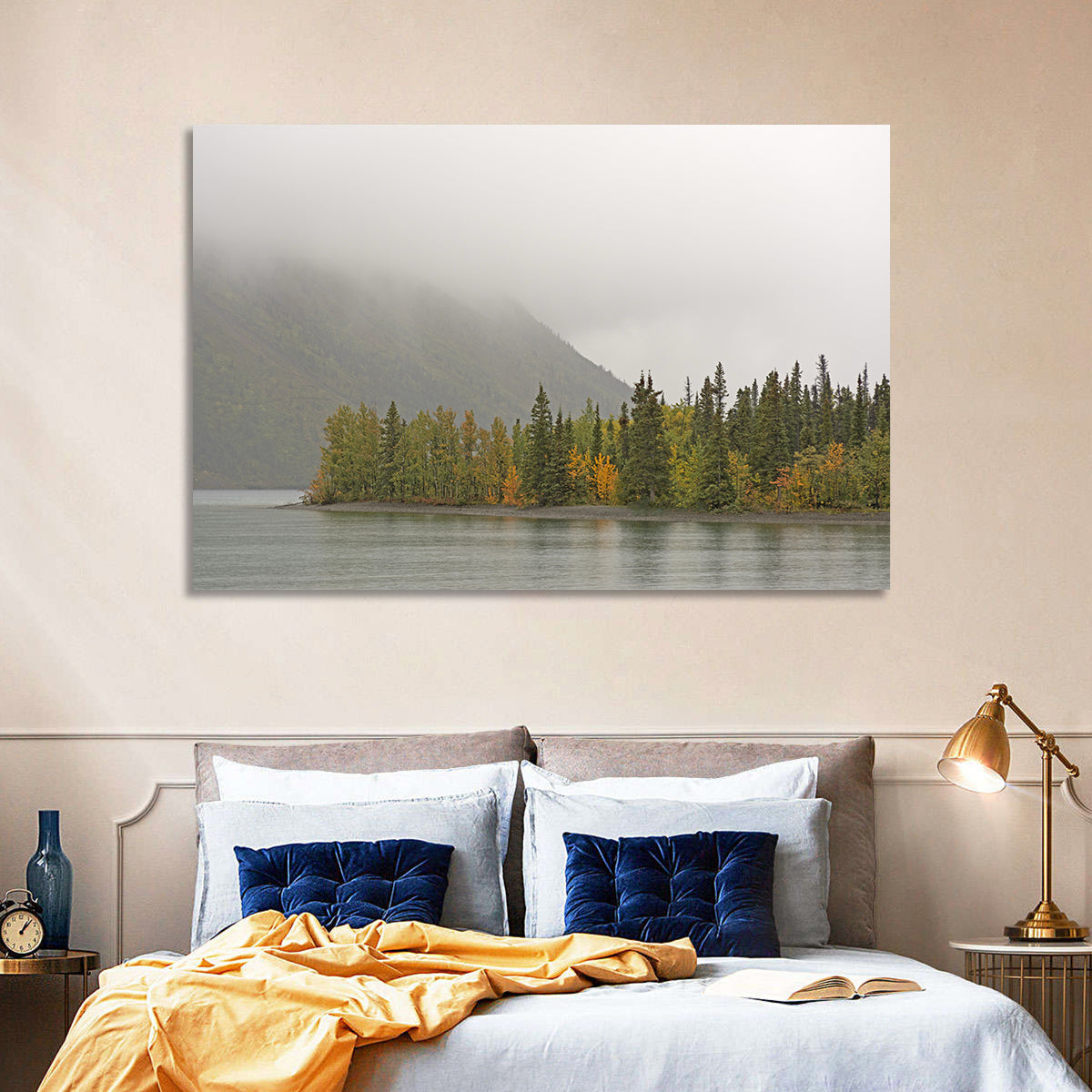 Kathleen Lake Autumn Shoreline Wall Art