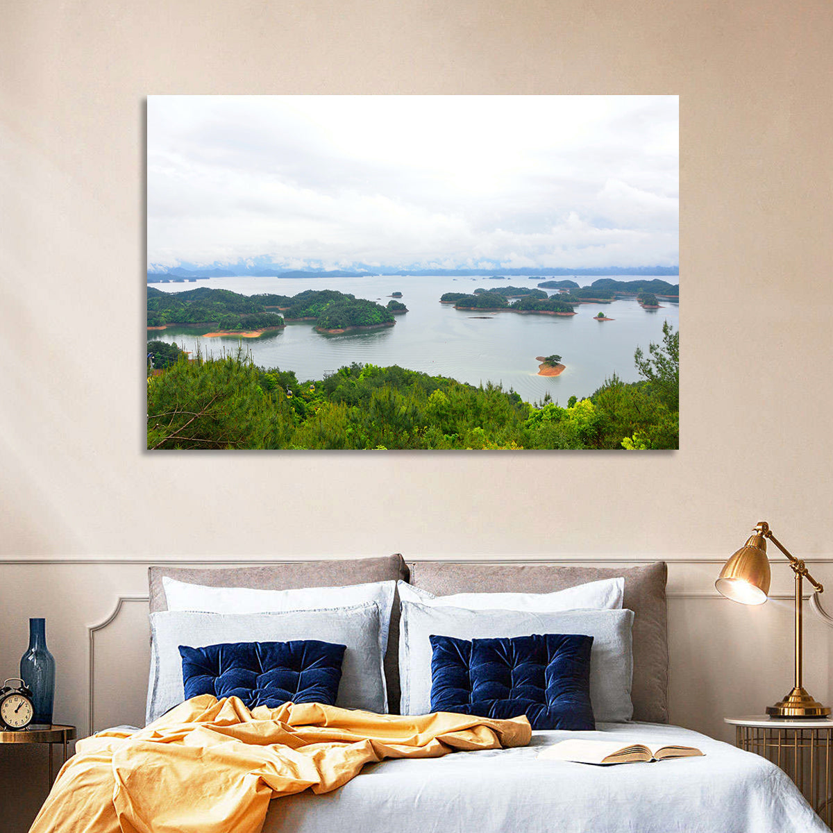 Qiandao Lake Islands View Wall Art