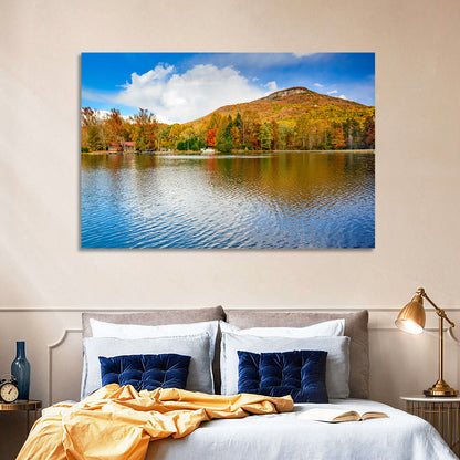 Yonah Mountain Lake View Wall Art