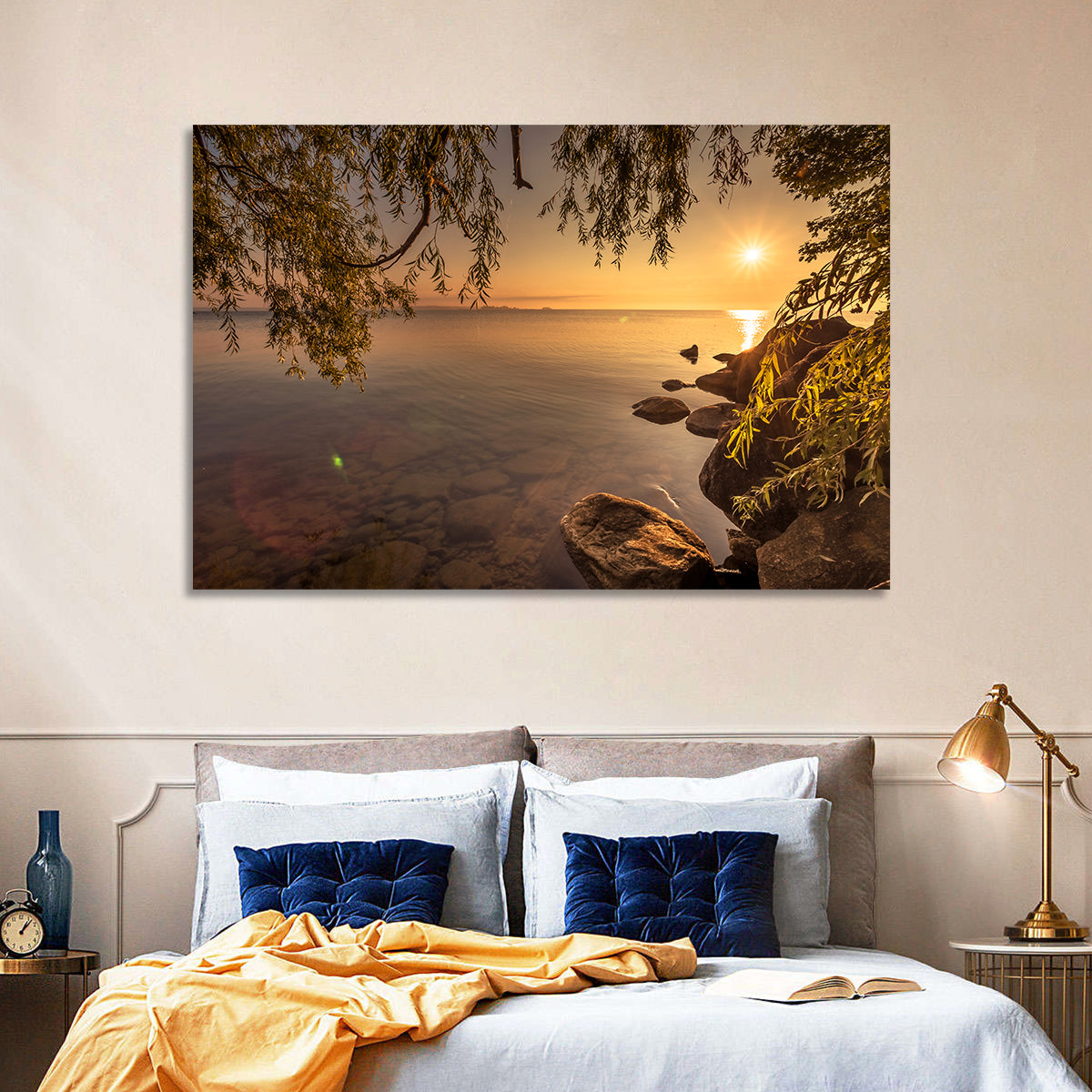 Simcoe Lake Golden Hour Wall Art