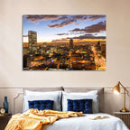 Bogota Twilight Cityscape Wall Art