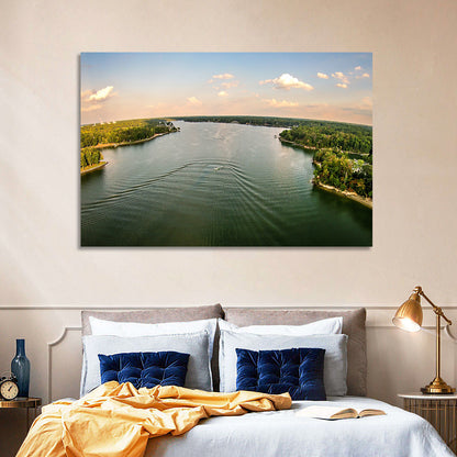 Lake Wylie Golden Hour Wall Art