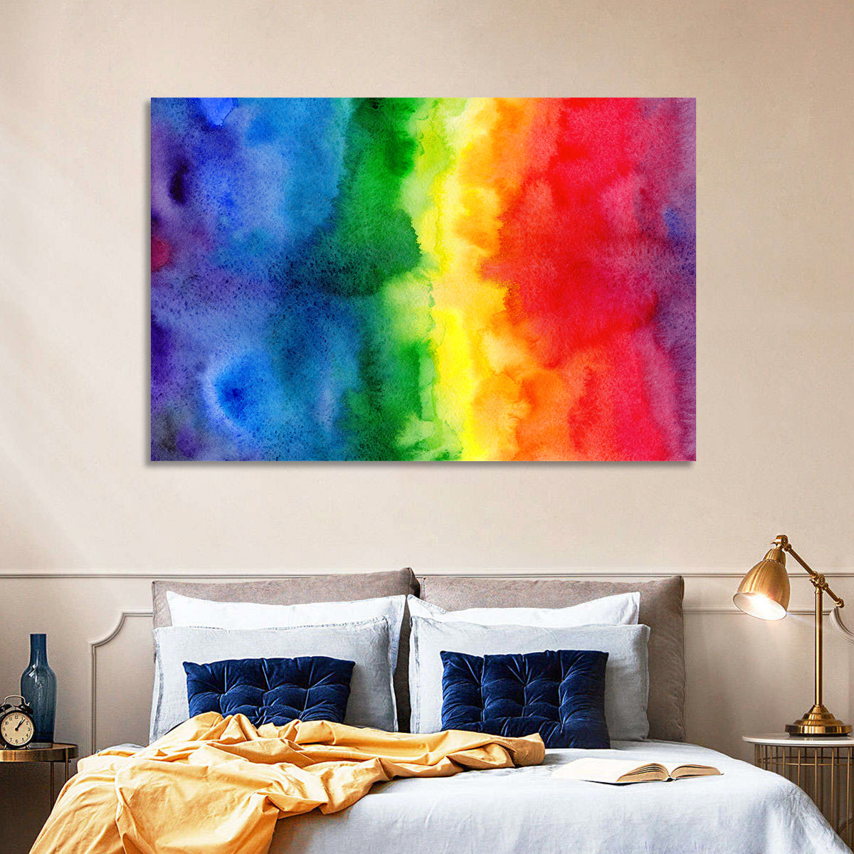 Colors of Rainbow Abstract Wall Art