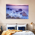 Dead Sea Salt Rocks at Dawn Wall Art