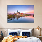Nashville Skyline at Dusk Wall Art