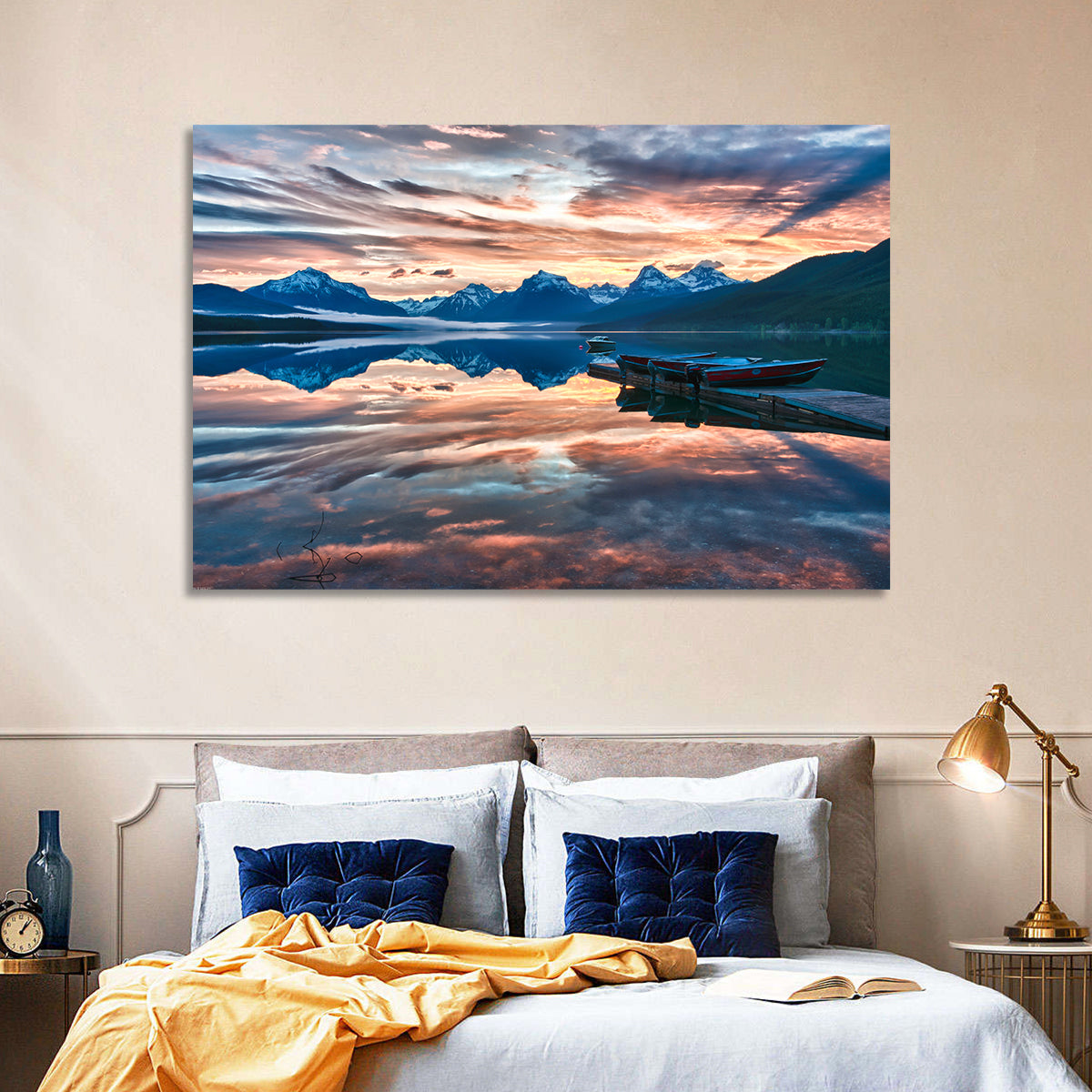 Lake Mcdonald Sunrise Wall Art