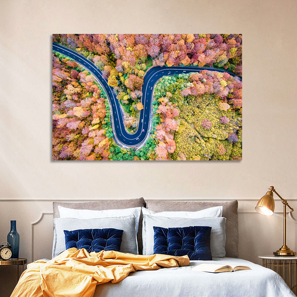 Winding Forest Road Wall Art