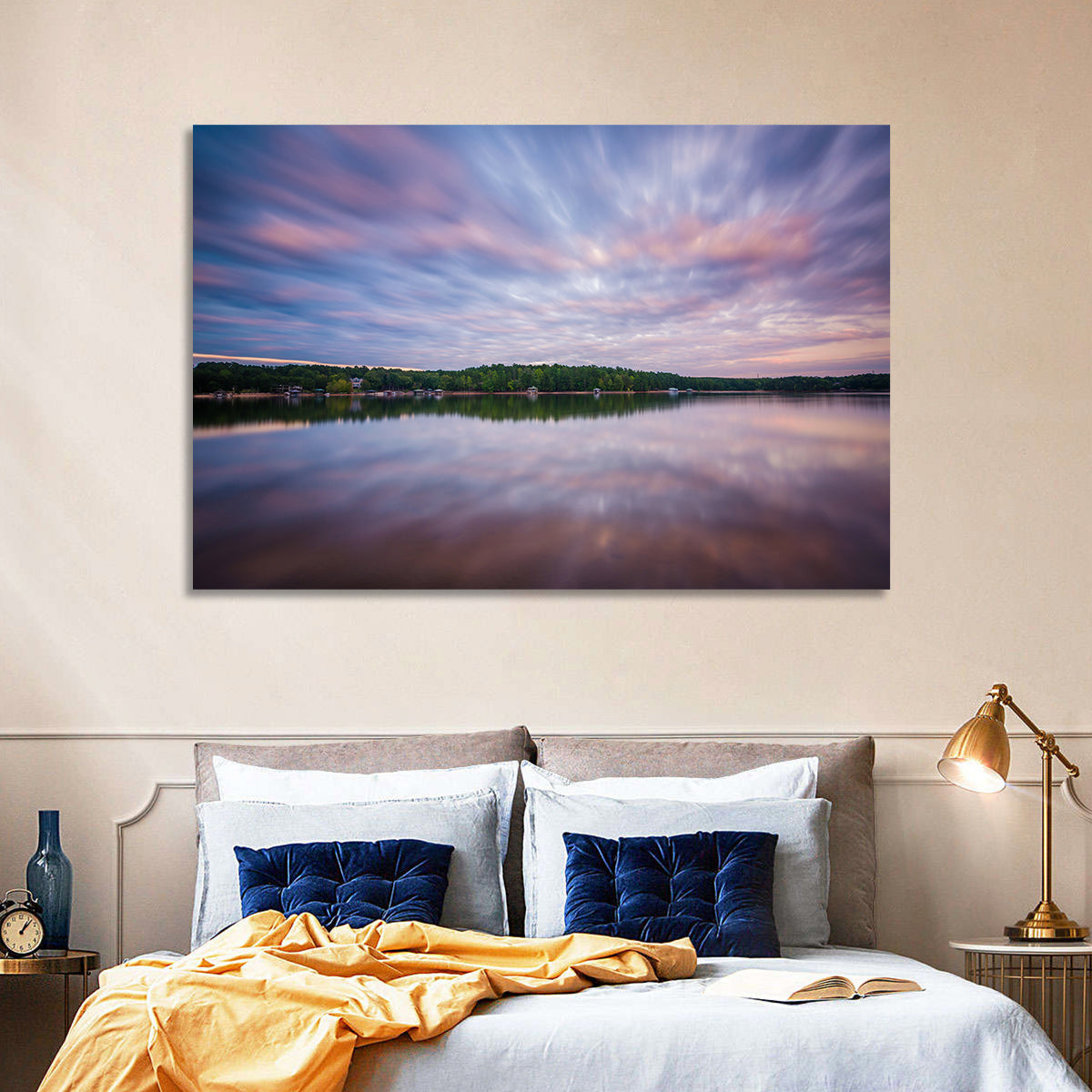 Lake Norman Morning Reflection Wall Art