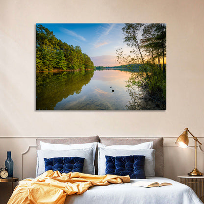 Lake Norman Golden Reflections Wall Art