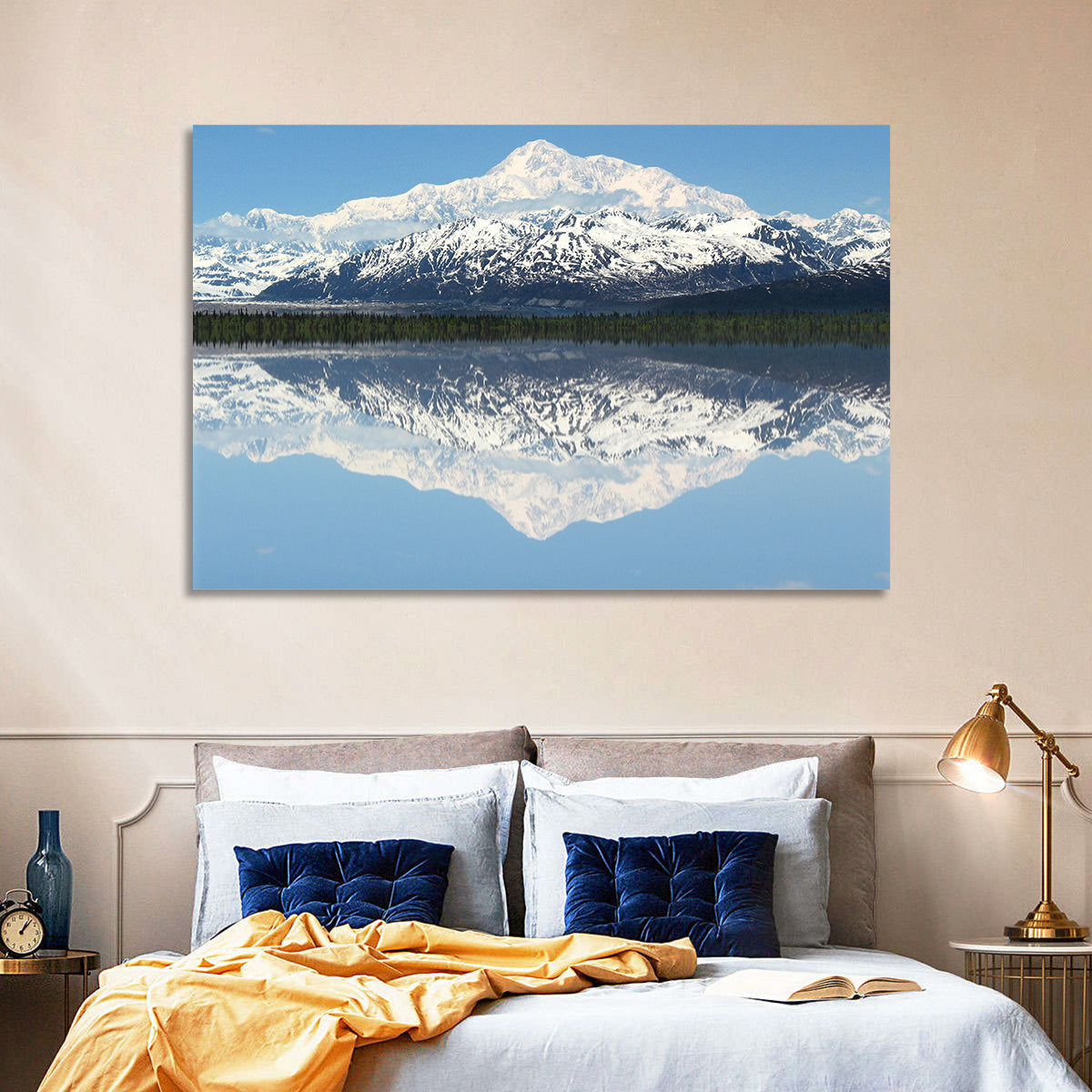 Denali Peak Reflection Wall Art