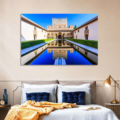 Court of the Myrtles, Alhambra Granada Wall Art