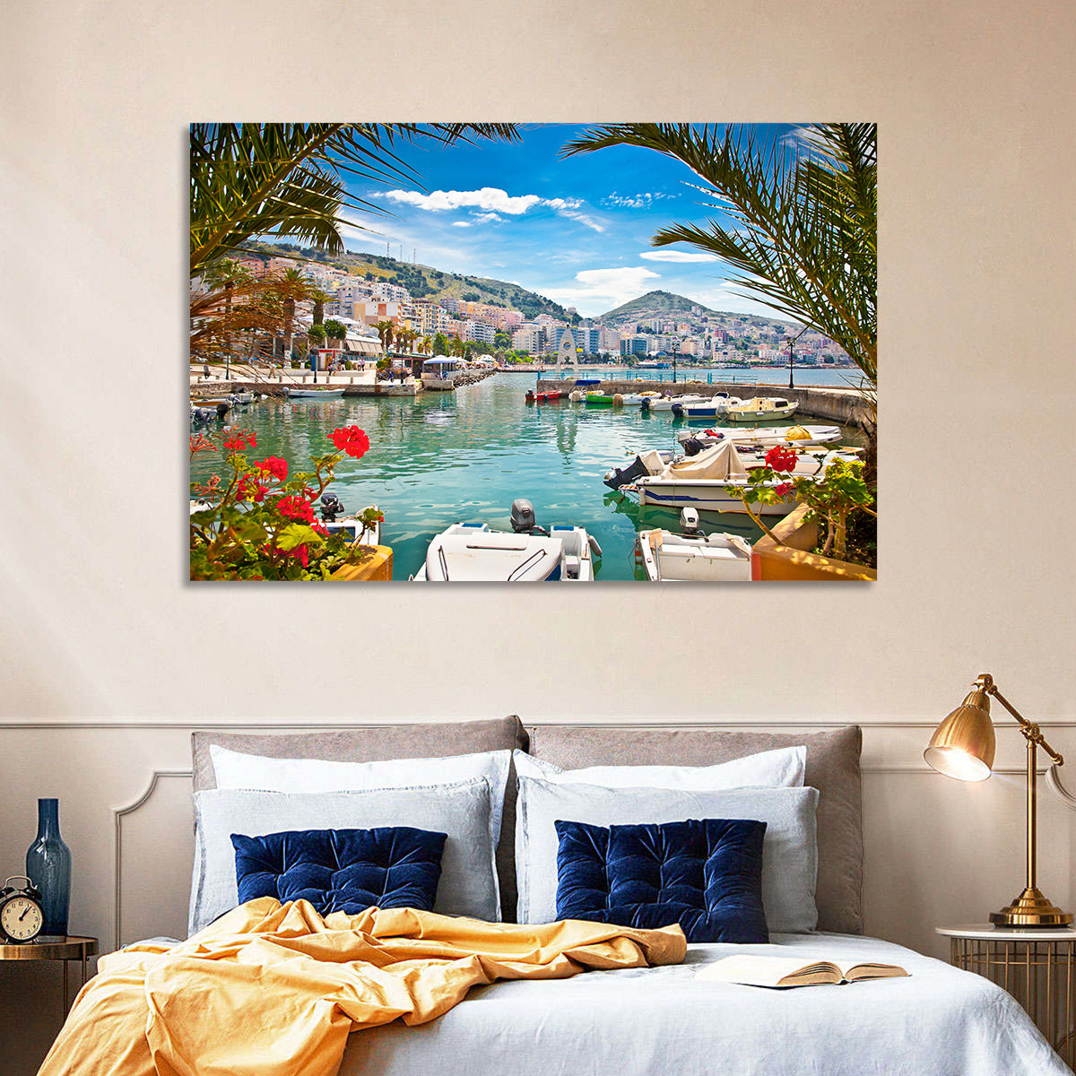 Saranda Harbor View Wall Art