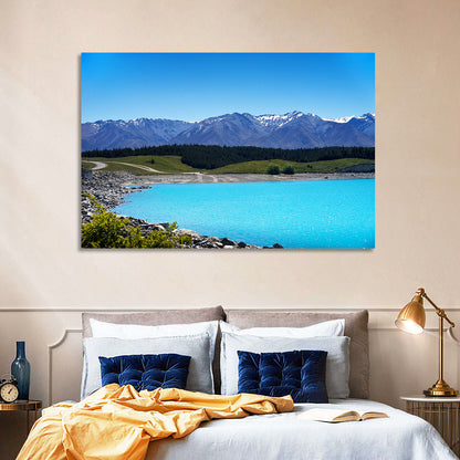 Lake Pukaki Turquoise View Wall Art