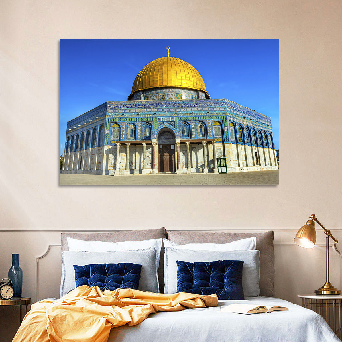 Dome of the Rock, Jerusalem Wall Art in a room, landscape