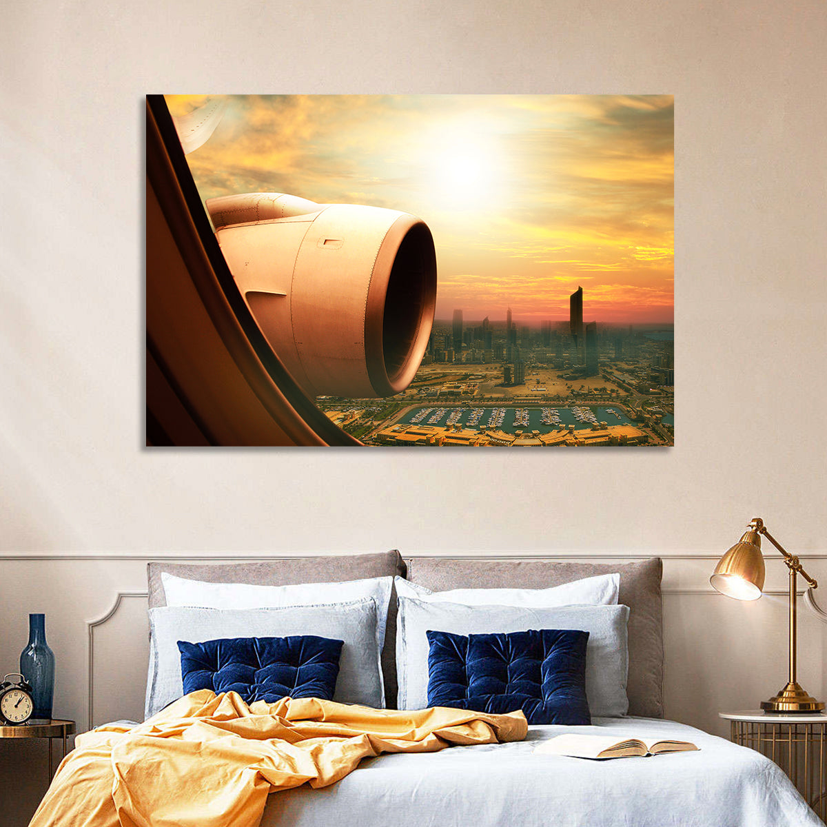 Kuwait City at Golden Hour Wall Art