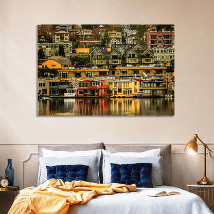 South Lake Union Reflections Wall Art