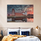 Mir Castle at Dusk Wall Art