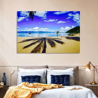 Lake Malawi Palm Shadow Wall Art