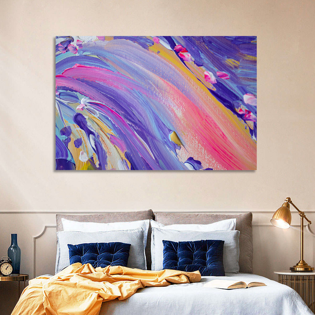 Sliding Hill Brushstrokes Wall Art