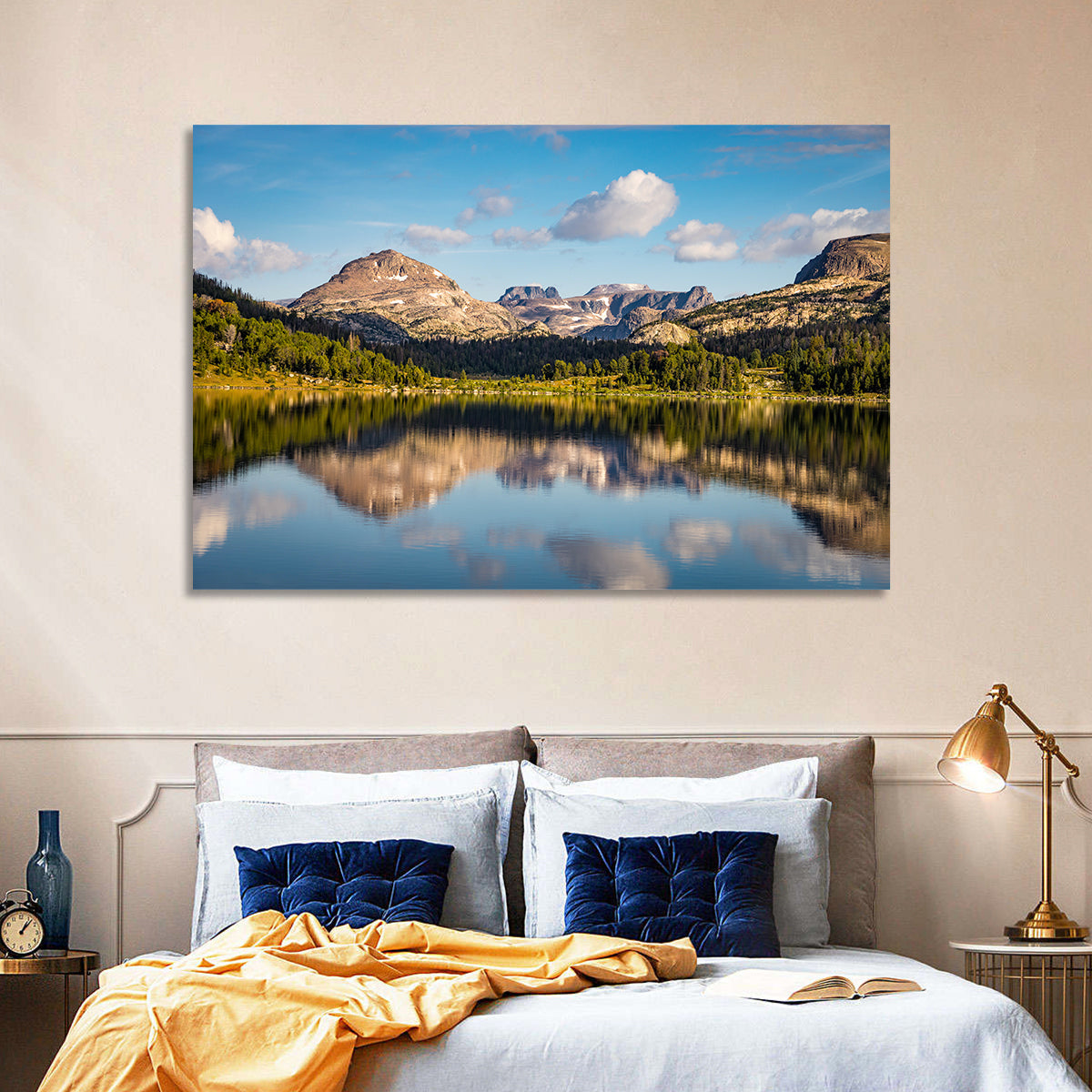 Island Lake Reflection, Montana Wall Art
