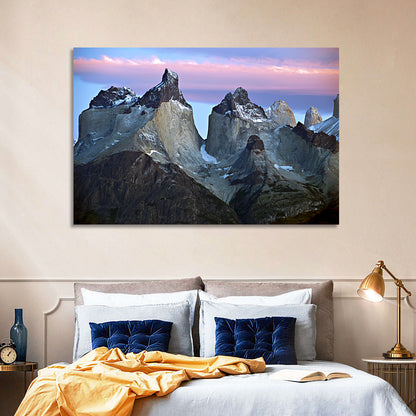 Los Cuernos Peak Valley, Torres Del Paine Wall Art