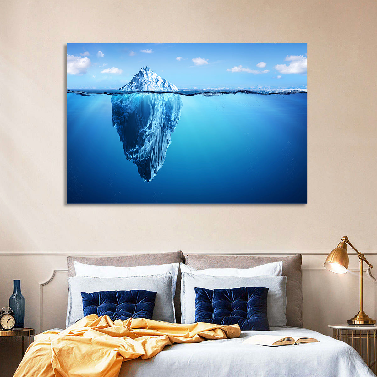Split-level Iceberg Wall Art