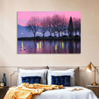 Lake Geneva Twilight Wall Art