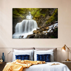 White Waterfall Wall Art